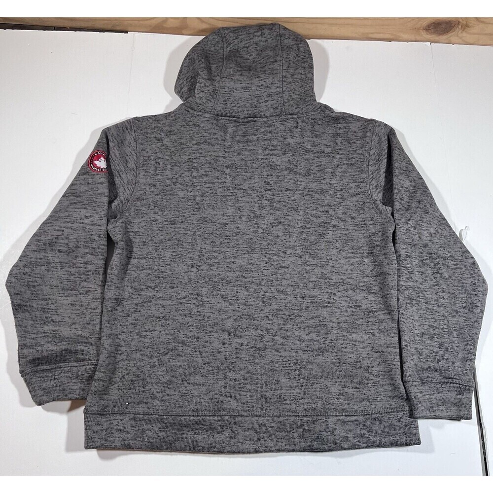 Canada Weather Gear Long Sleeve Grey Pullover Hooded Sweatshirt Men's Small - Picture 7 of 8